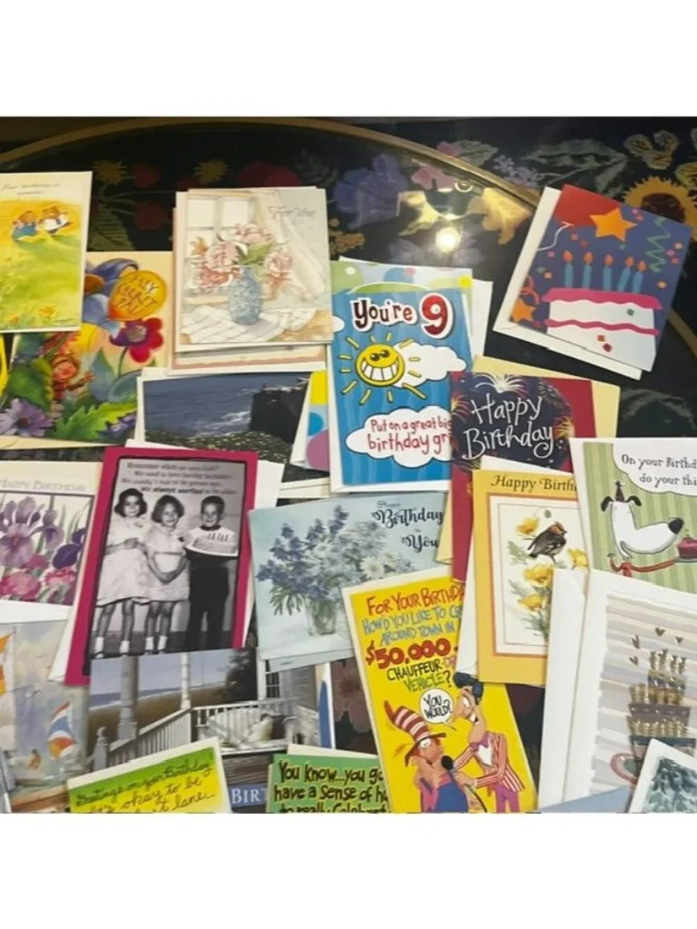 Large Lot of Assorted Birthday Cards